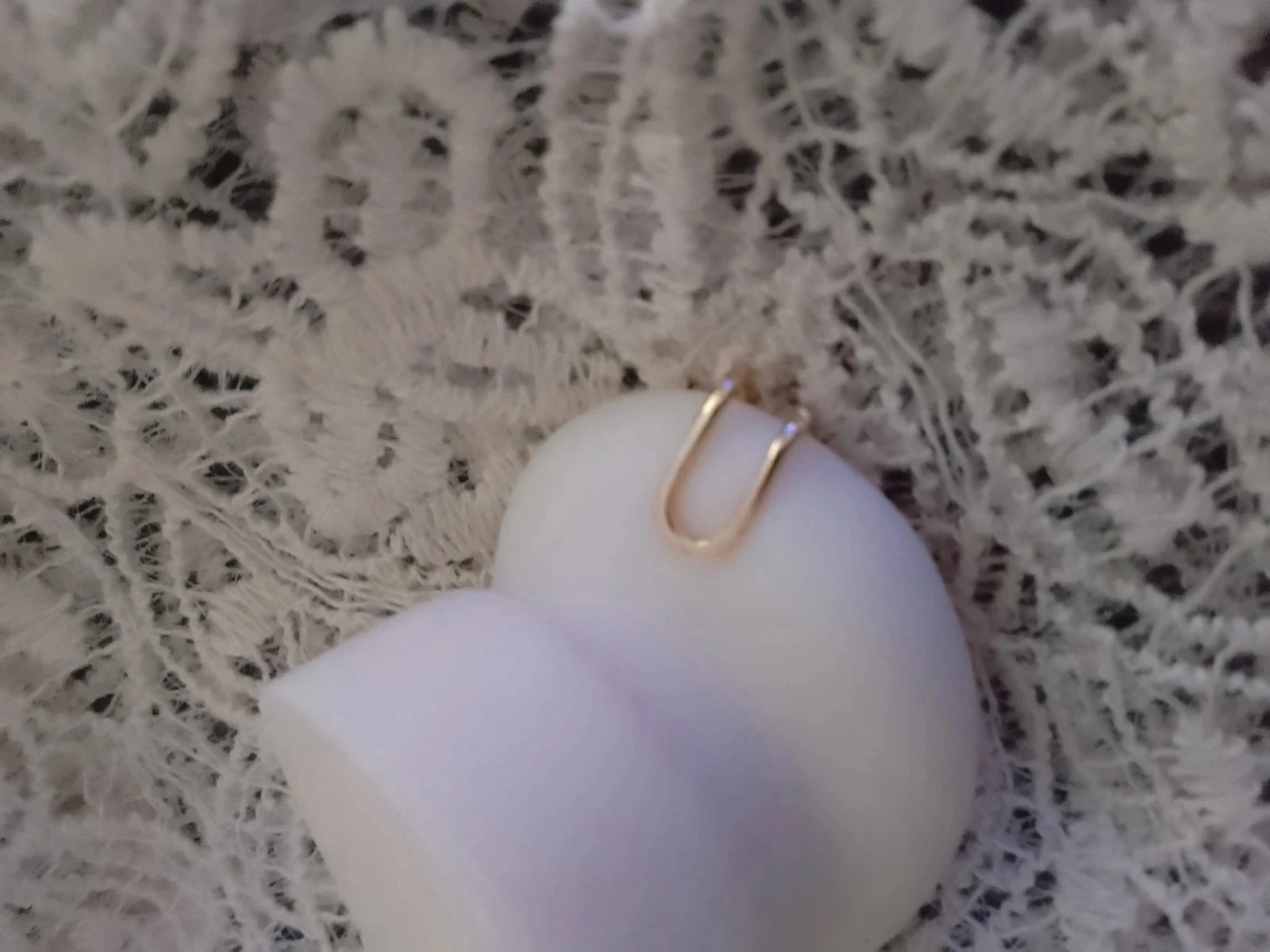Clip oreja de gato dorado ear cuff – photo 2